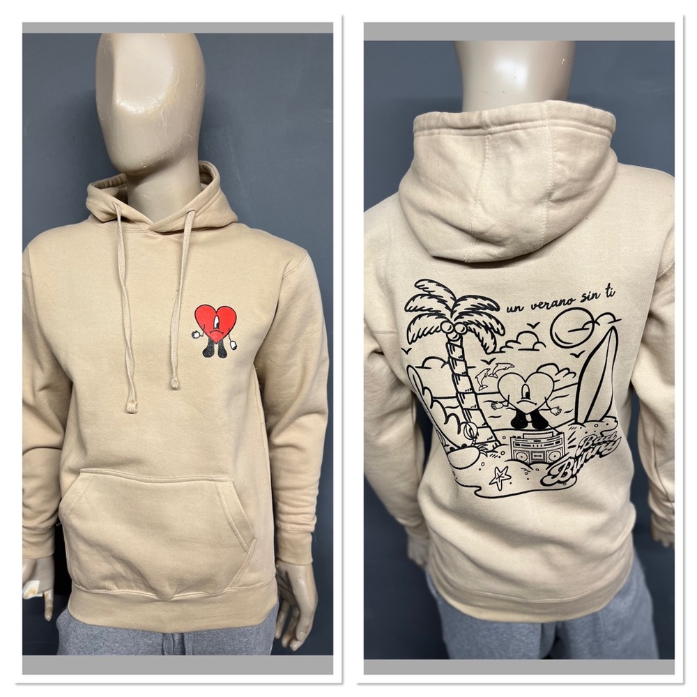 Men Bad Bunny un Verano Sin Ti Sand Hoodie